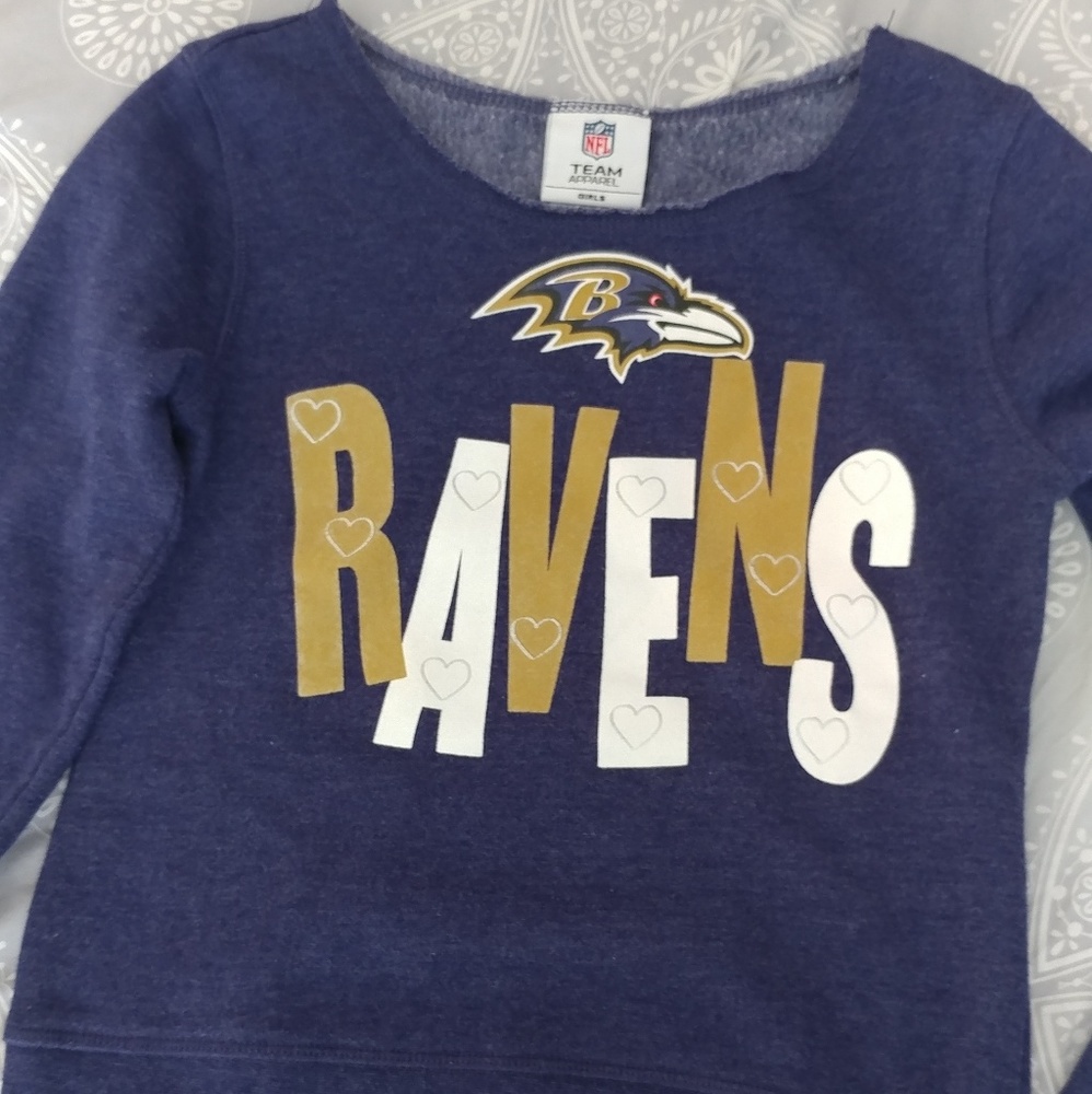 Baltimore Ravens Sweatshirt size 7/8